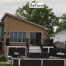 Created Beautiful New Canopies and Portico in a Home in South Merrick 7